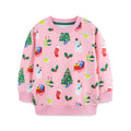 Kids Girls Boys Christmas Theme Print Sweatshirts