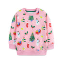 Various Cartoon Design Little Girls' Long Sleeve Sweatshirts childrensterritory