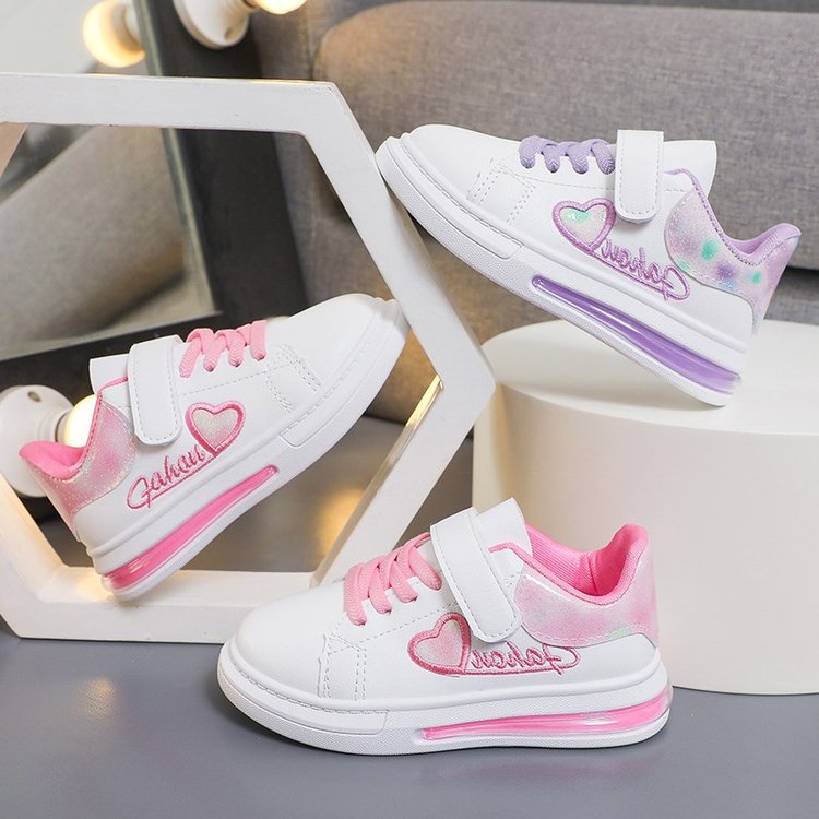 Kids Girls Love Embroidery Stylish Sports Shoes/Sneakers childrensterritory