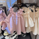 3D Flower Design Kids Girls Korean Style Princess Dresses childrensterritory