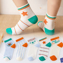 Baby/Kids 5 Pairs/Lot Breathable Casual Mesh Socks for Boy Girl childrensterritory