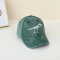 School Boys Embroidered Dinosaur Adjustable Caps childrensterritory