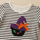 Little Girls Cartoon Design Mesh Dress for Halloween childrensterritory