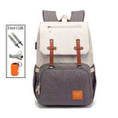 Waterproof Maternity Backpack with USB, Rechargeable Holder