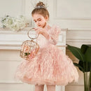 Vintage Design Glittery Pageant Tutu Dresses for Little Girls