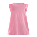 Little Girls Flowers Bees Embroidered Summer Dress childrensterritory