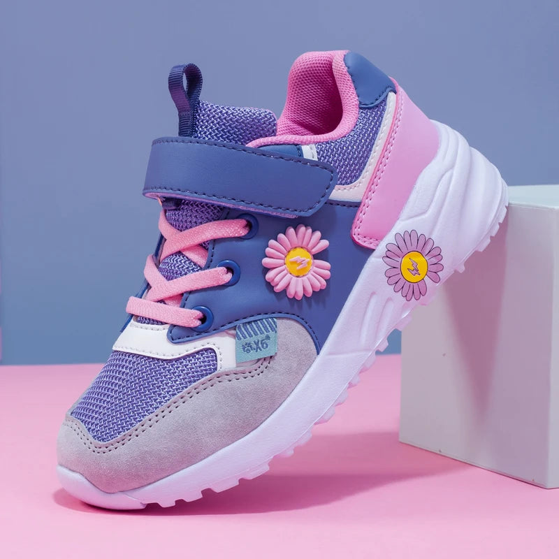 Non-slip Trendy Kids Girls Tennis Sneakers/Running Shoes childrensterritory