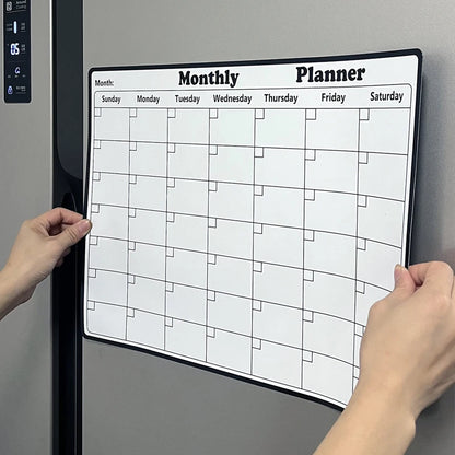 Magnetic Monthly Planner Refrigerator Whiteboard childrensterritory