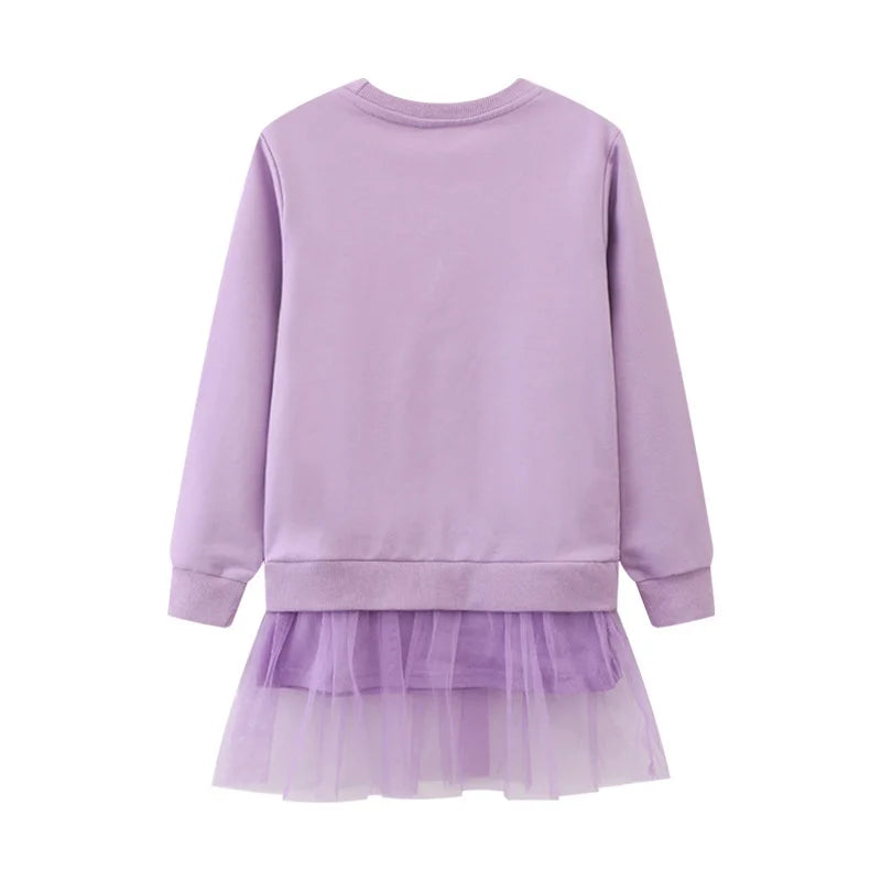 Kids Girls Stars Beading Dresses For Winters childrensterritory