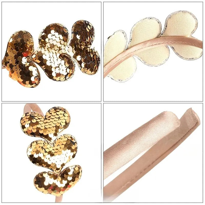 Heart-shaped Colorful Simple Headbands for Girls childrensterritory