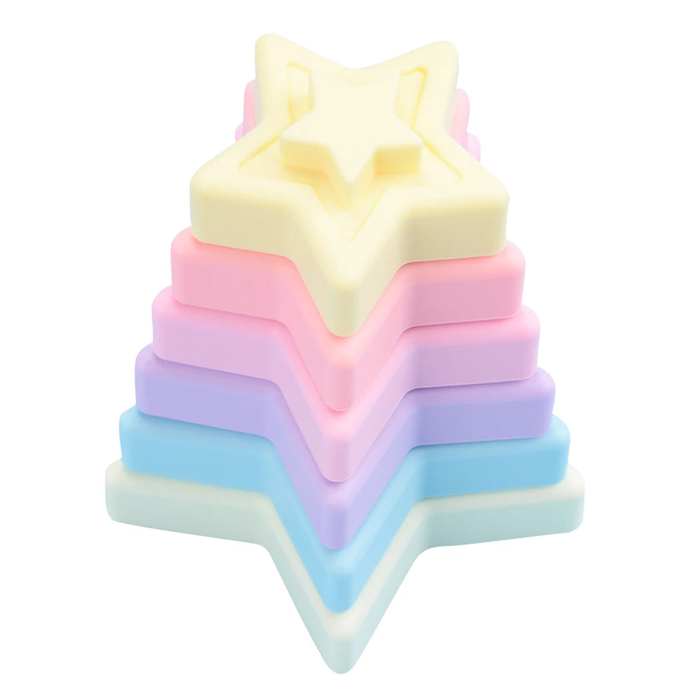 IQ-Enhanced Kids Silicone Building Block Toys