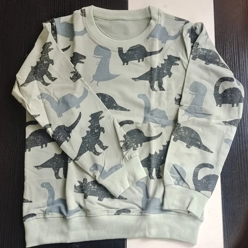 Full-Sleeve Cartoon Print Sweatshirts For Girls