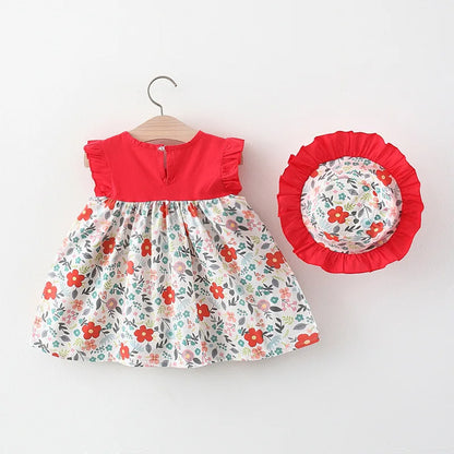 Sleeveless 2-Set Summer Beach Outfit for Girls childrensterritory