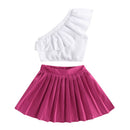 Kids Girl 2 Piece Floral Print Summer Fashion Outfits childrensterritory