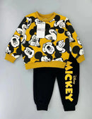 Boys' Long-Sleeved Cartoon Print Winter Tracksuit childrensterritory
