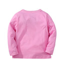 Little Girls Long Sleeves Cartoon Design Autumn Tops childrensterritory