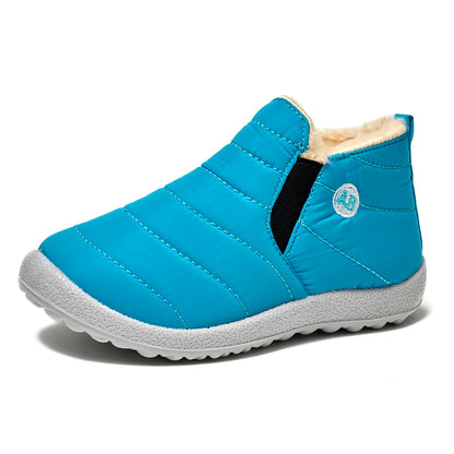 Warm Plush Leather Winter Snow Boots for KIds