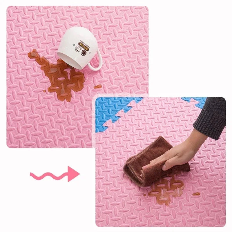 Soft Interlocking Puzzle Mat Play for Kids Room
