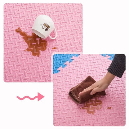 Soft Interlocking Puzzle Mat Play for Kids Room