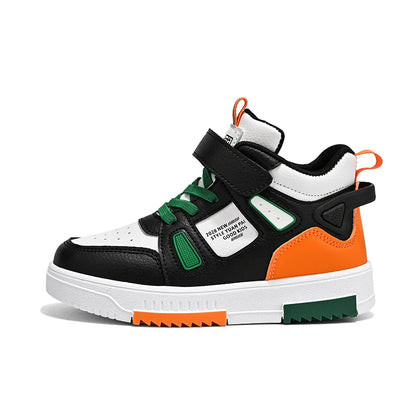 Waterproof, Non-slip Kids Casual Leather Sneakers childrensterritory