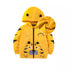 Kids Boys Girls Tiger Dino Print Fleece Hooded Jackets childrensterritory
