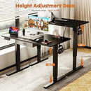 Adjustable Electric Standing Desk with Storage