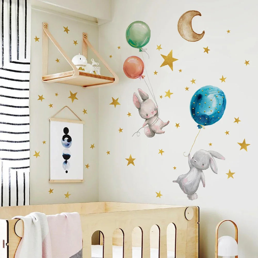 Glow-in-the-Dark Cartoon Design Luminous Wall Stickers