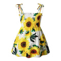 Kids Girl Sleeveless Floral Sling Summer Dresses childrensterritory