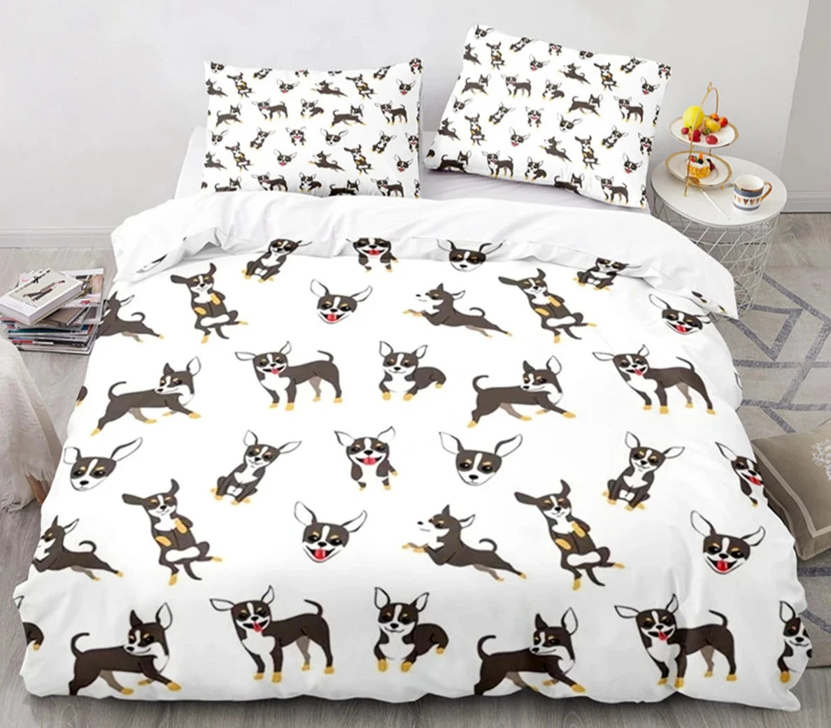 3D Cartoon Animal Print Microfiber Kids Bedding Sets