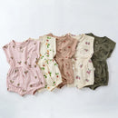 Baby Girl Printed 2pcs Top and Shorts Outfit Set for Summer childrensterritory