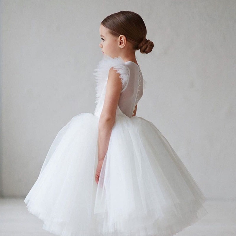 Kids Girls Elegant 1st Communion Dresses Birthday Outfits childrensterritory