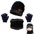 Plush Warm Winter Hat, Neck Scarf and Gloves Set for Kids childrensterritory