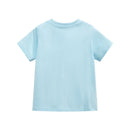 Kids Boys Ship Prints Cotton Short Sleeve T-shirt childrensterritory