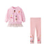 Cartoon Dancing Girls Print Sweatshirts and Leggings Sets For Kids childrensterritory
