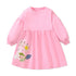 Lovely Cartoon Animals Design Little Girls Casual Dresses childrensterritory