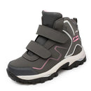 Anti-slip Kids Boys Ankle Boots with Motorcycle Hook and Loop childrensterritory