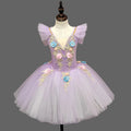 Little Girls' Ballet Dance Skirt Dress for Stage Performance childrensterritory