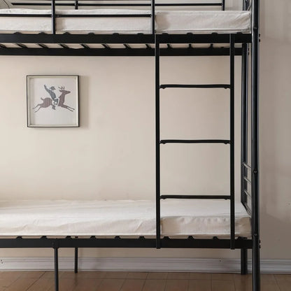 Metal Twin Bunk Beds for Kids/Teens/Adults with Stairs childrensterritory