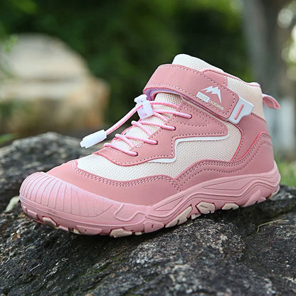 Kids New Designer Velcro High Top Climbing Shoes