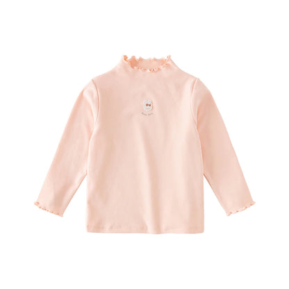 Kids Girls Casual Long Sleeve Cotton Tops for Autumn childrensterritory
