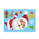 Santa Claus Snowflake Christmas Window/Wall Decals childrensterritory