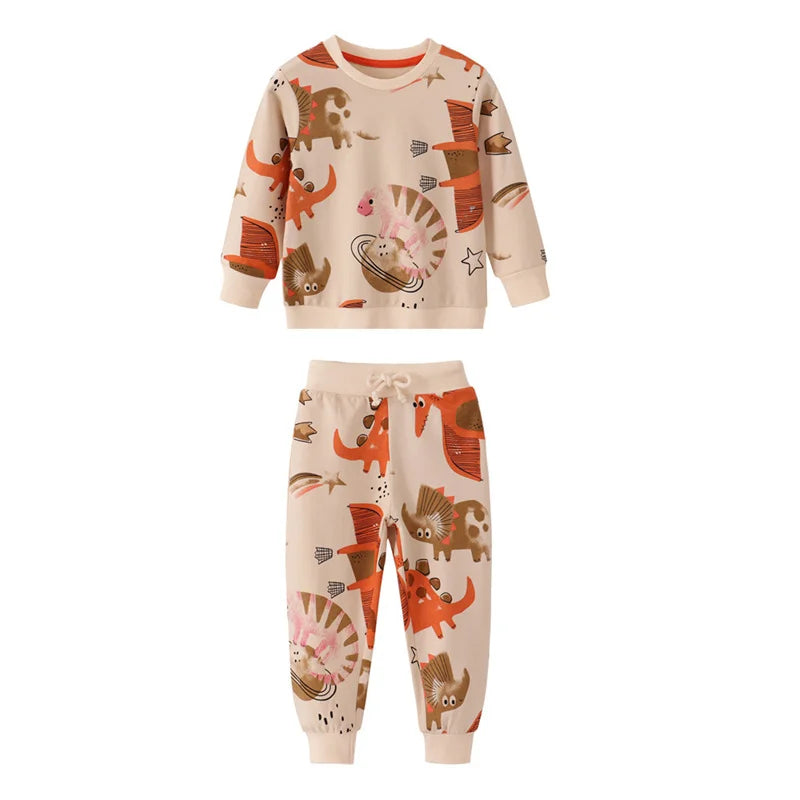 Children's Elmo Cartoon Print Clothes Sets for Boys, Girls