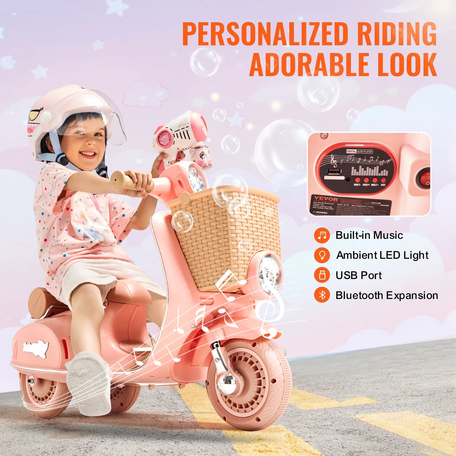 Kids 6V/12V Battery Powered Electric Ride On Motorcycle Toys