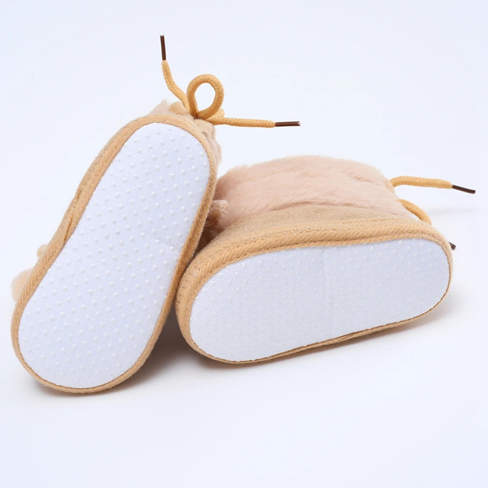 Infant Warm Cozy Fleece Snow Boots childrensterritory