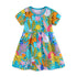 Little Girls Colorful Print Summer Princess Party Dresses childrensterritory