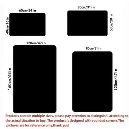 Large Non-Slip Christmas Carpet for Home Decor