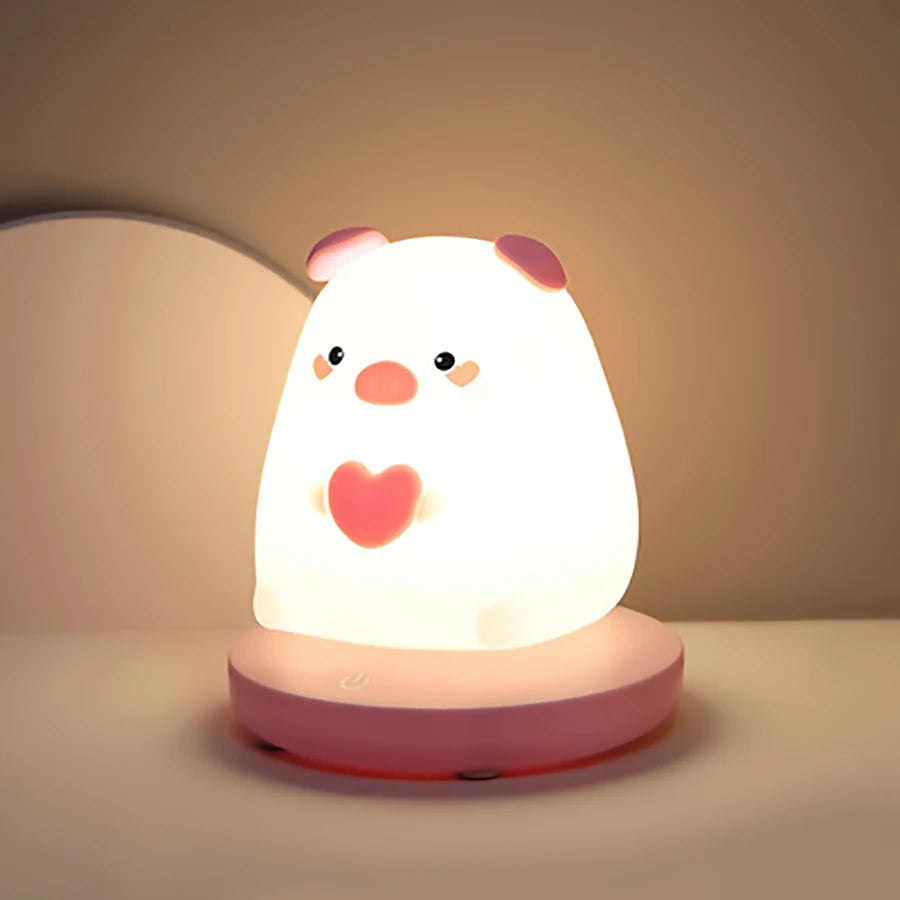 Rechargeable Touch Sensor Dimmable Cute LED Night Lights