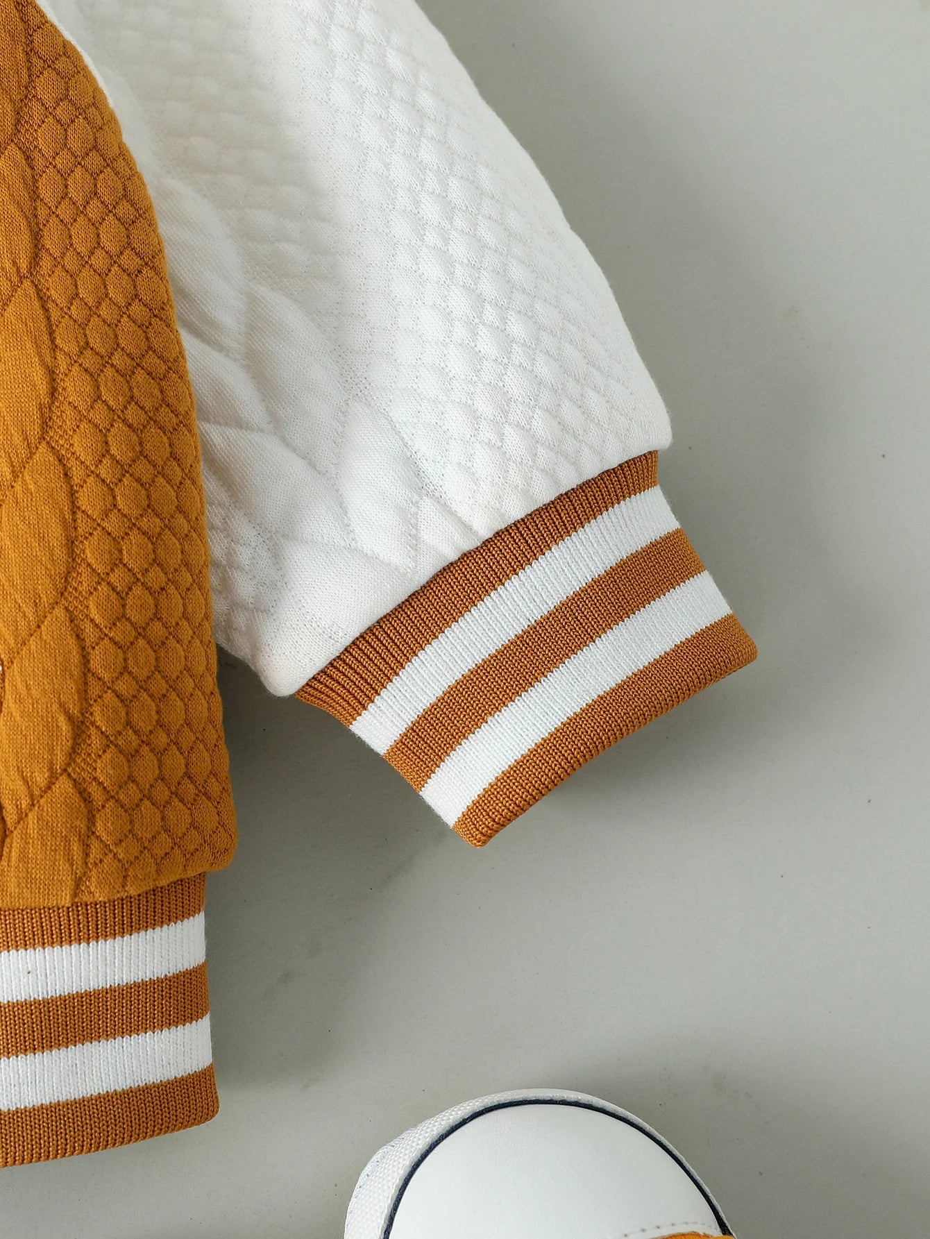 Baby Boys' Long-Sleeved Contrast Color Winter Jackets