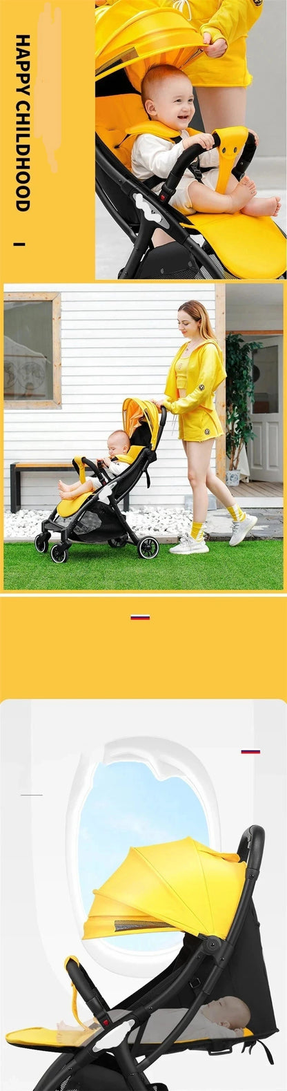 Lightweight Foldable Baby Stroller/Carrige Pram childrensterritory