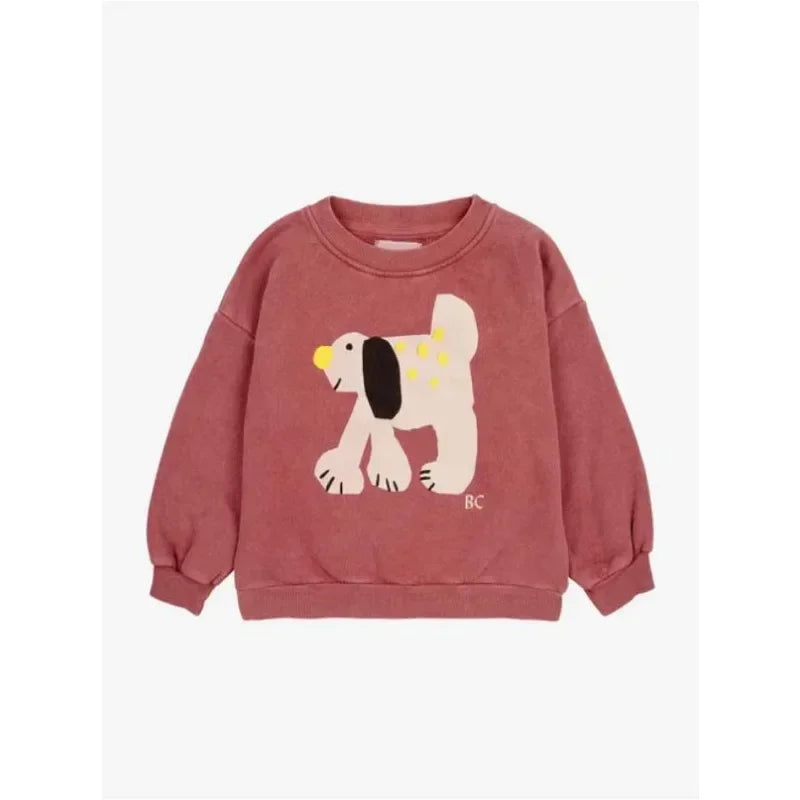 Kids Long-sleeved Round Neck Printed Sweatshirts